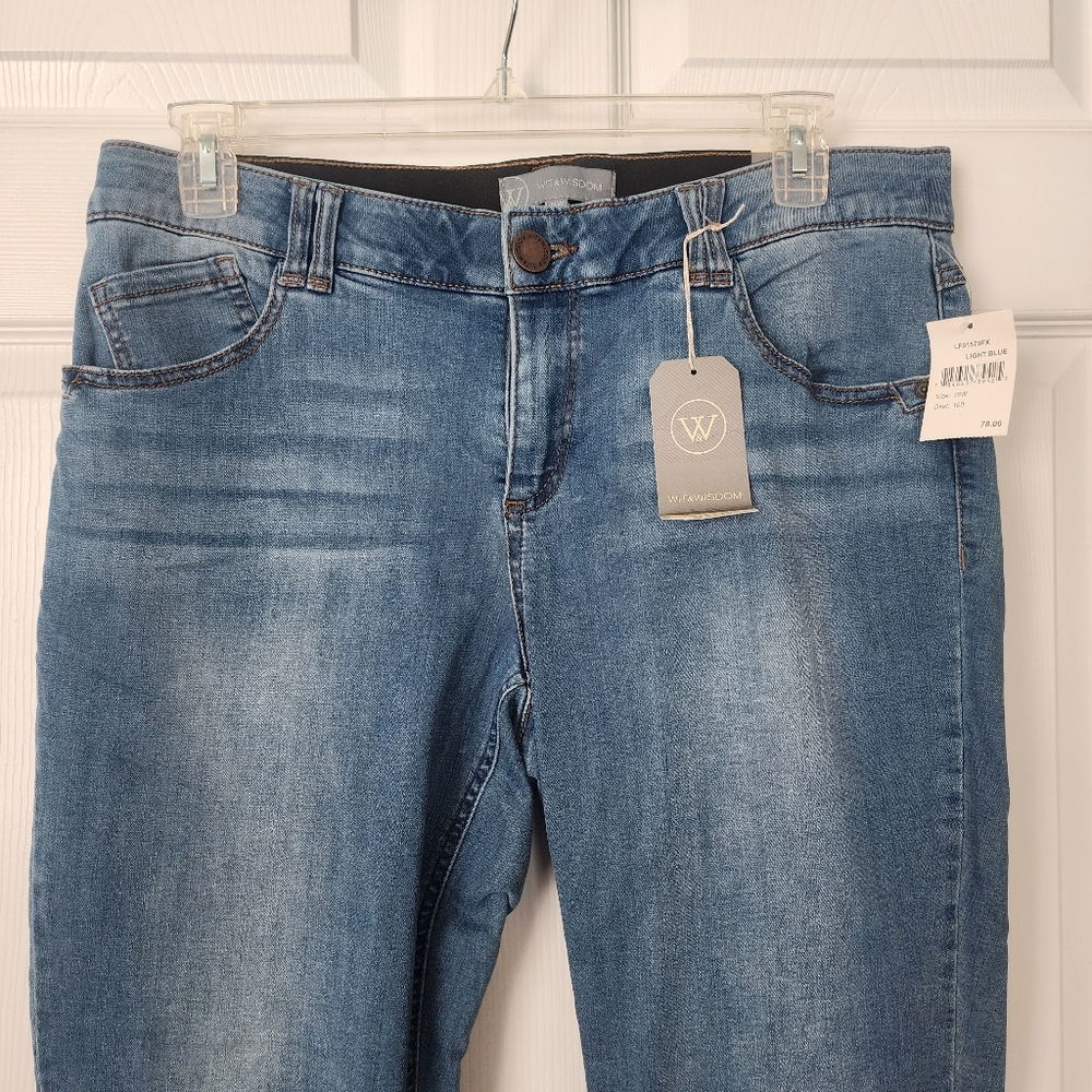 Wit & Wisdom Women's Ittyy Bitty Boot Cut Jeans - NWT 16W